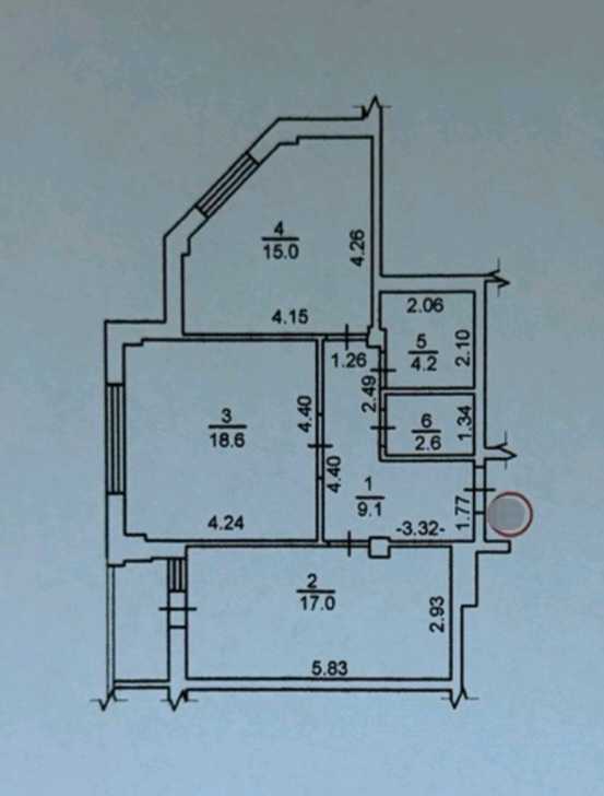Продаж 2-кімнатної квартири 68.3 м², Київська вул., 265