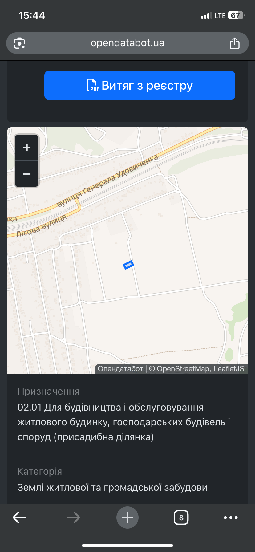 Продажа участка под индивидуальное жилое строительство 9 соток, Дарвина (Таромское) ул., та вул. Медова