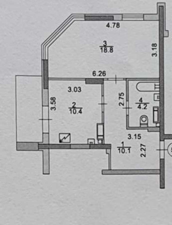 Продажа 1-комнатной квартиры 45 м², Николая Кибальчича ул., 1Б