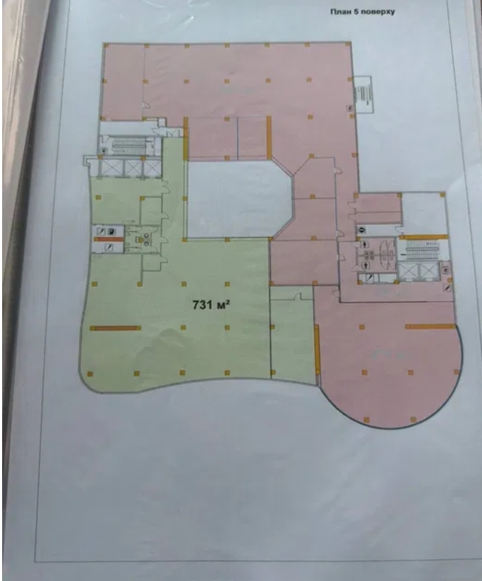 Аренда офиса 731 м², Польский спуск