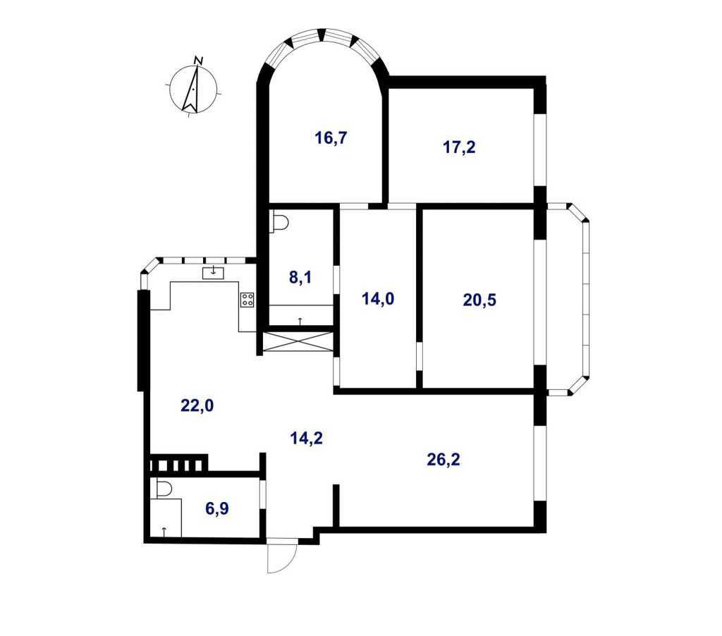 Оренда 4-кімнатної квартири 152 м², Єлизавети Чавдар вул., 3