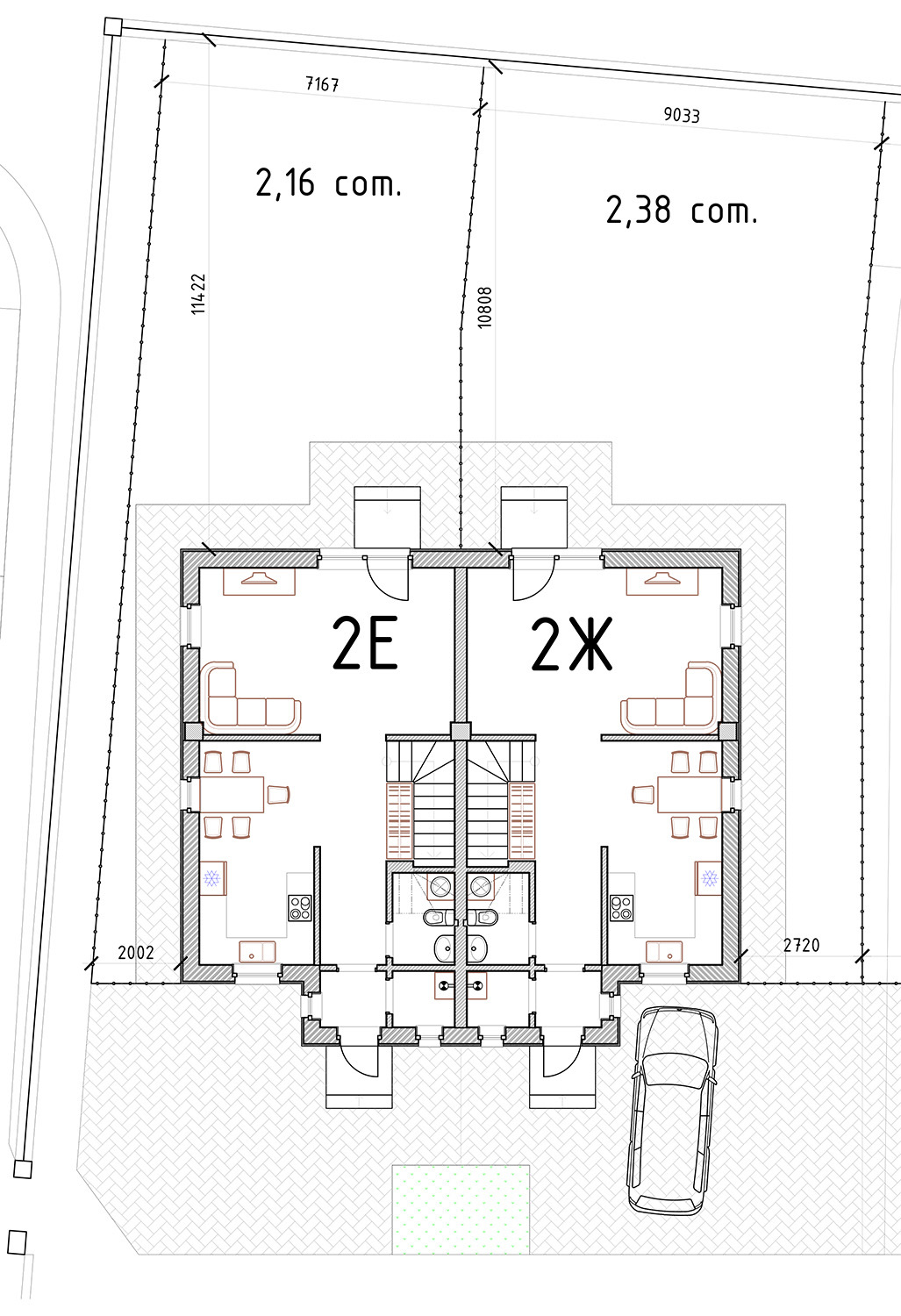 Продажа дуплекса 103.2 м², Фастівський район, вул. Івана Богуна
