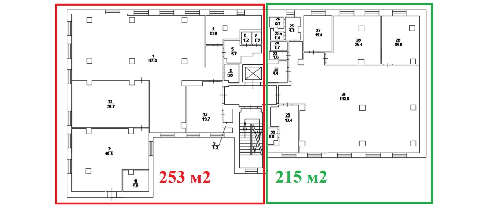 Аренда офиса 253 м², Ильинская ул.