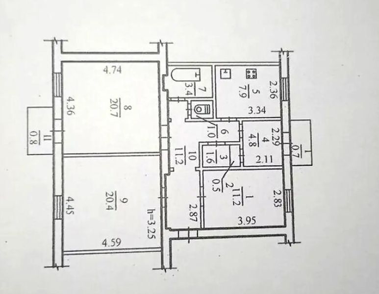 Продажа 4-комнатной квартиры 86 м², Новоорловская ул.