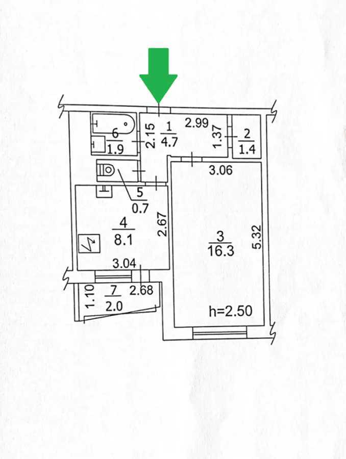 Продажа 1-комнатной квартиры 34 м², Голосеевская ул., 6