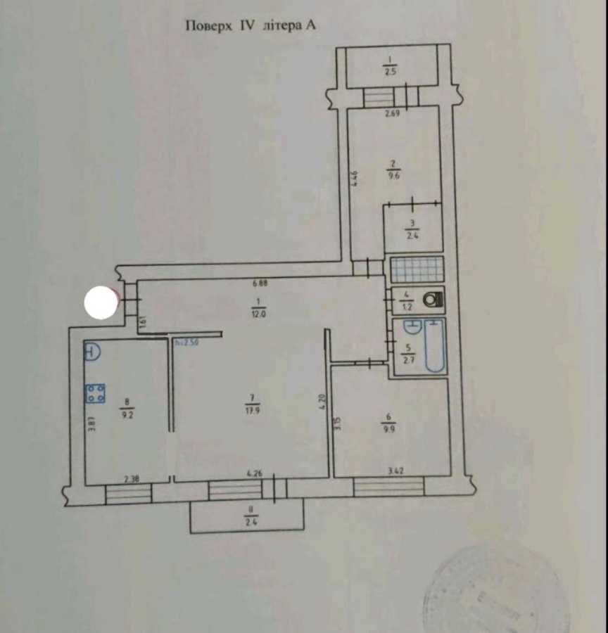 Продажа 3-комнатной квартиры 70 м², Юрия Литвинского ул., 84
