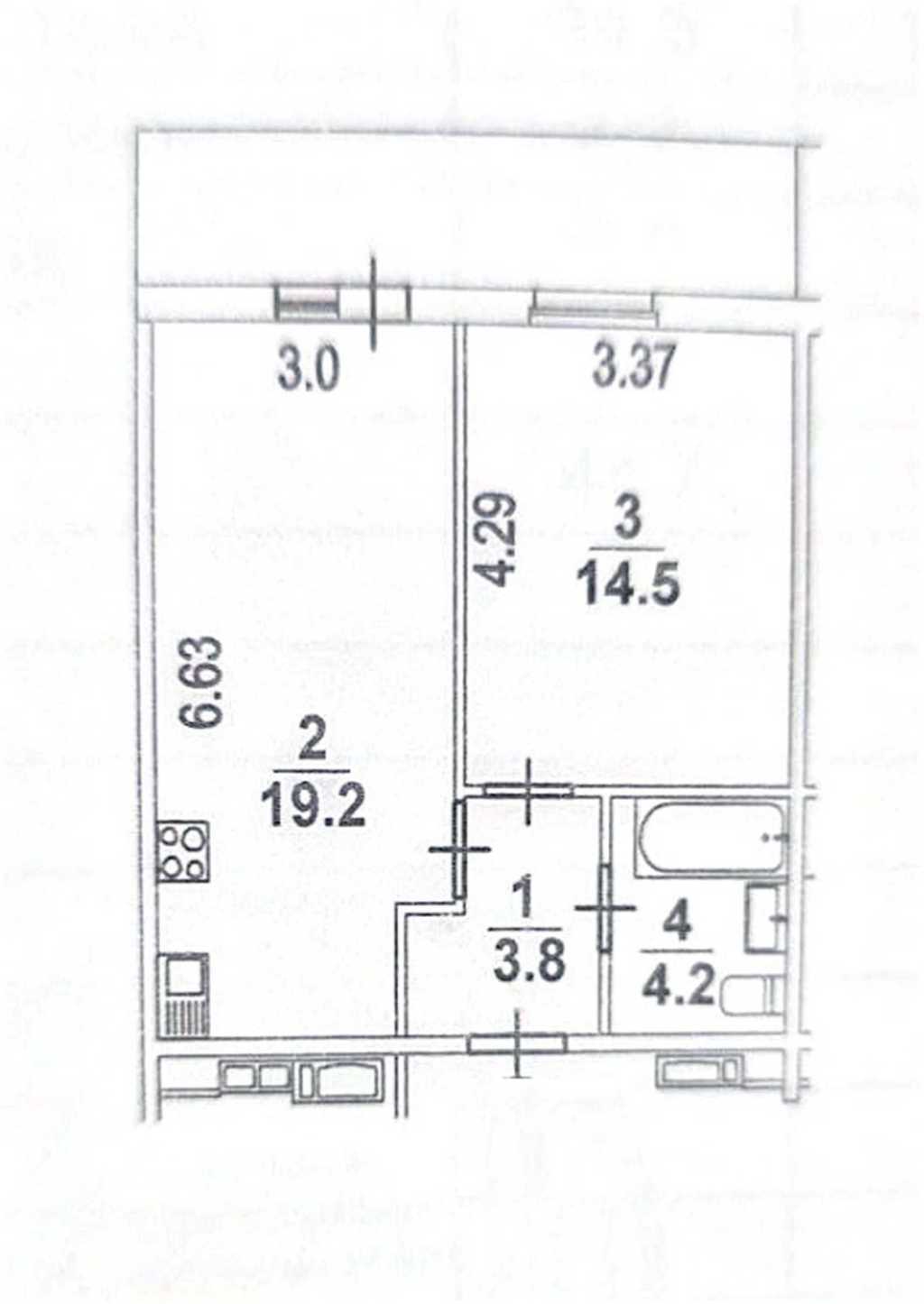 Продажа 1-комнатной квартиры 46 м², Михаила Максимовича ул., 24