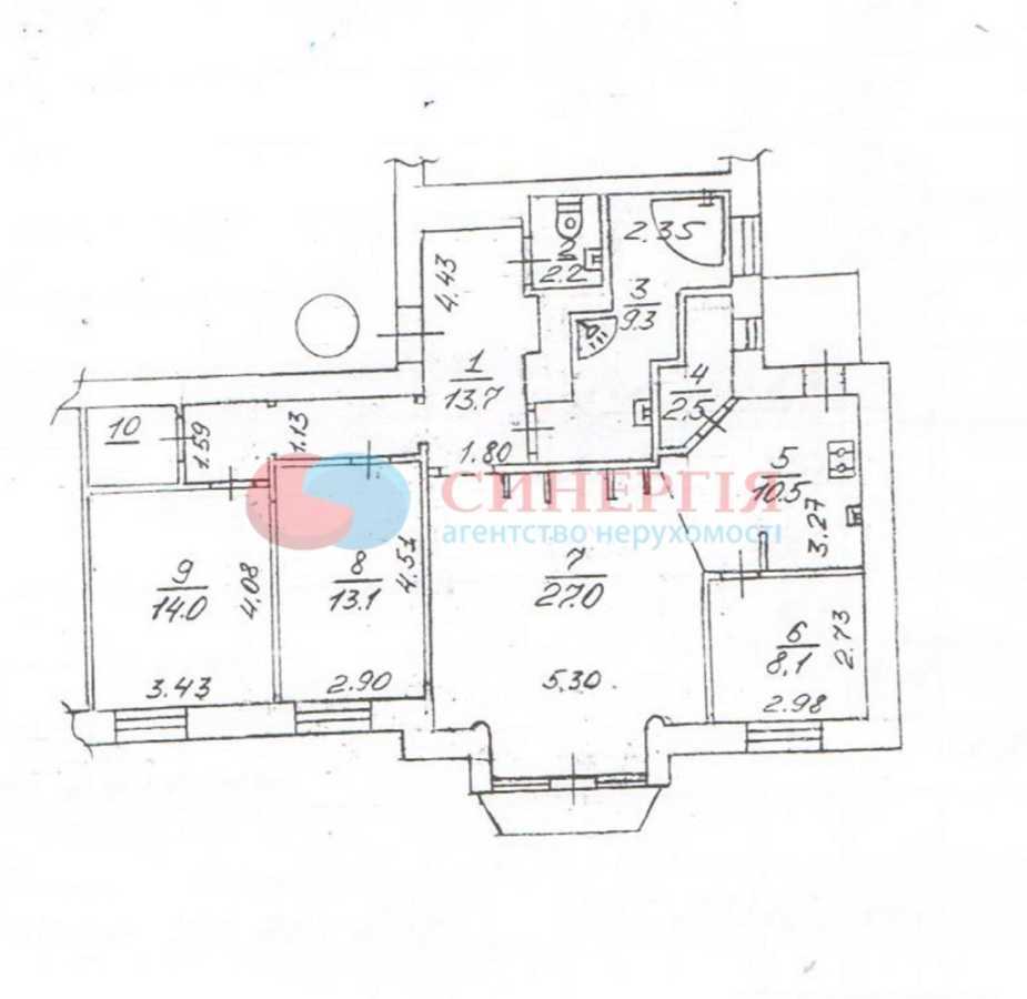 Оренда 4-кімнатної квартири 105 м², Івана Мазепи вул., 3Б