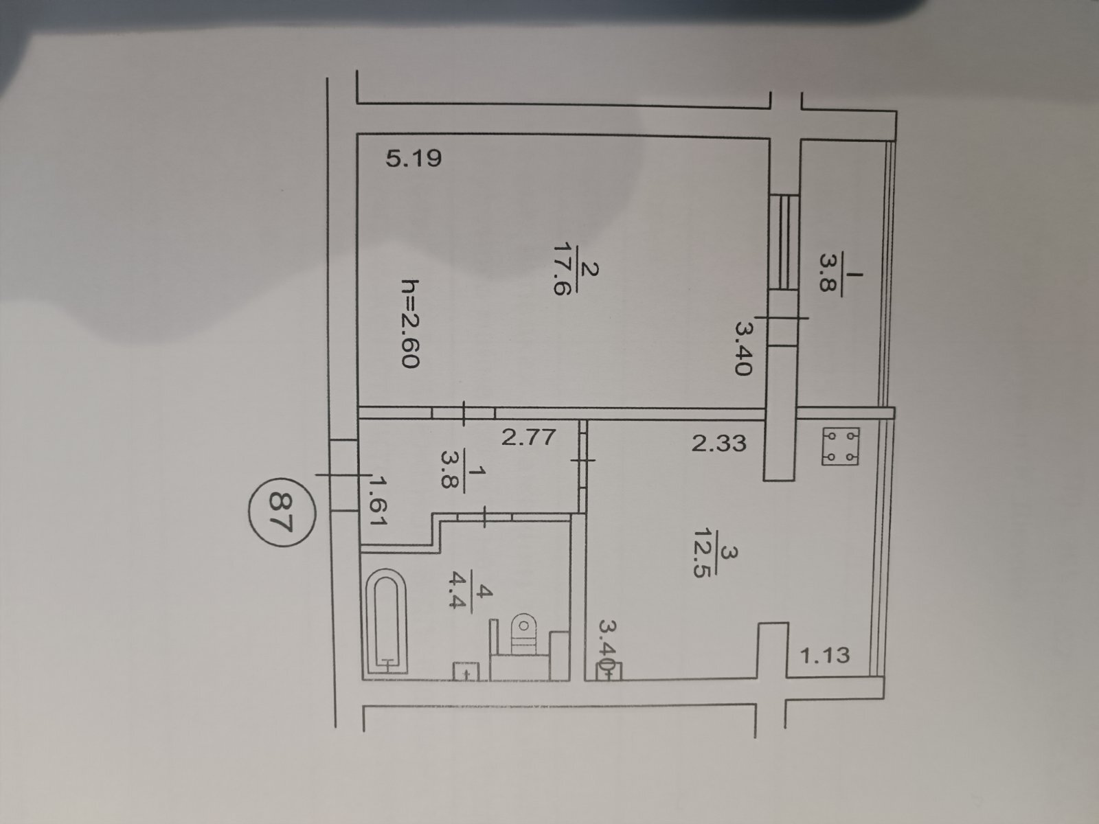 Аренда 1-комнатной квартиры 43 м², Миропольская ул., 21