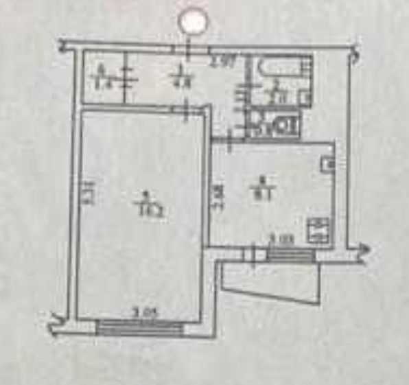 Продажа 1-комнатной квартиры 34 м², Зодчих ул., 44