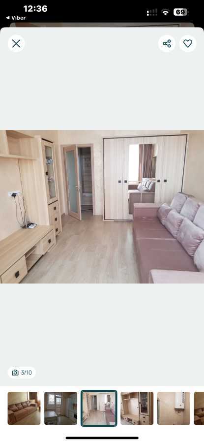 Аренда 1-комнатной квартиры 40 м², Чорновола ул.