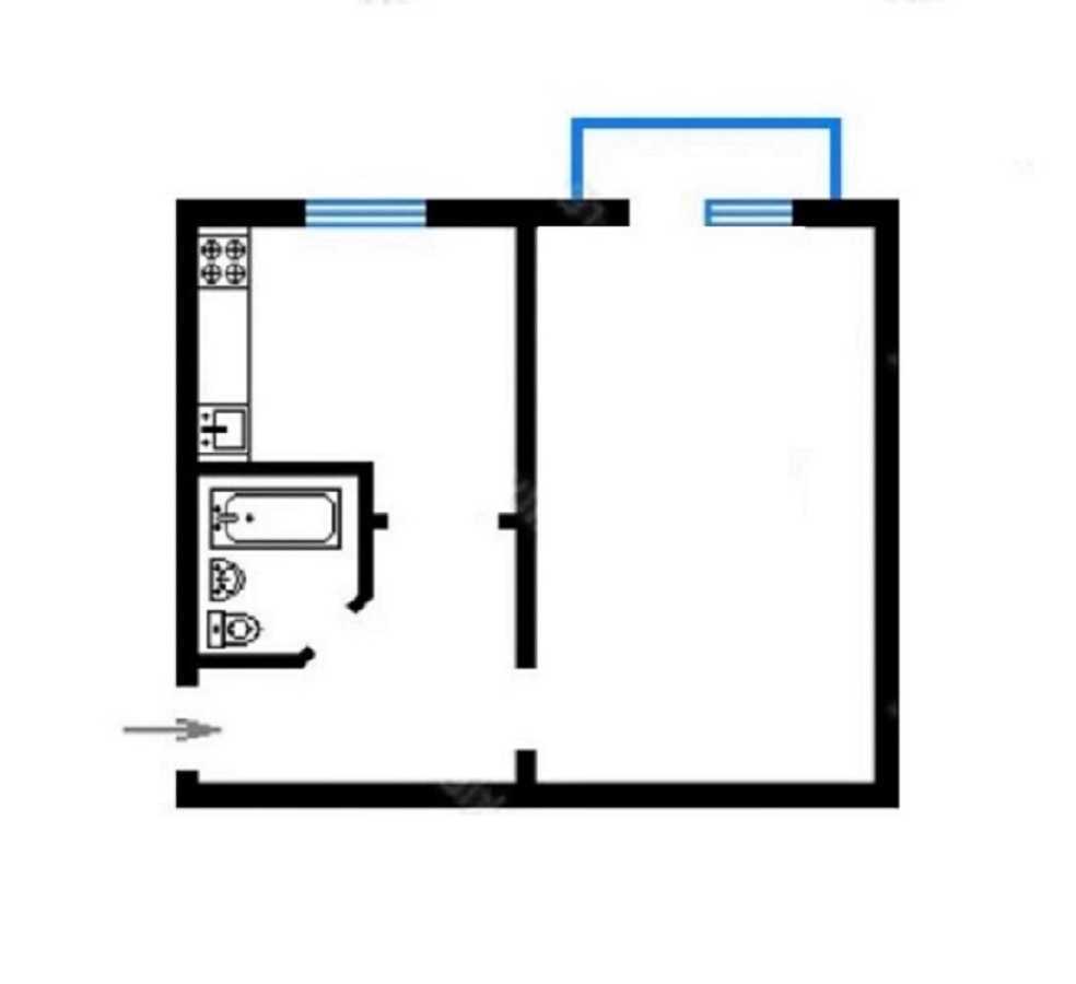 Продажа 1-комнатной квартиры 32 м², Деревлянская ул., 21
