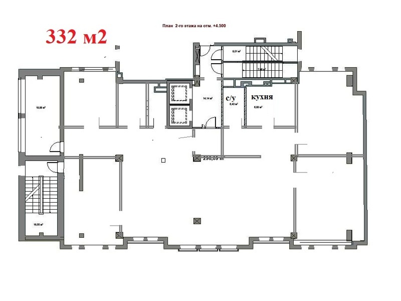 Аренда офиса 332 м², Спасская ул.