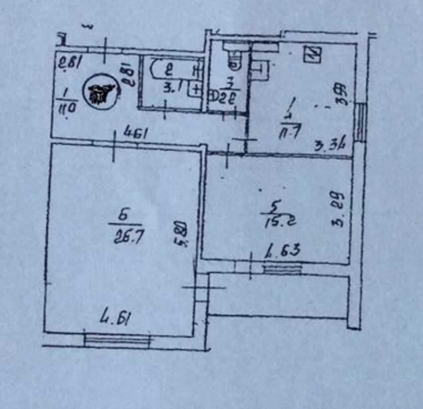 Продажа 2-комнатной квартиры 73 м², Дарницкий бул., 8