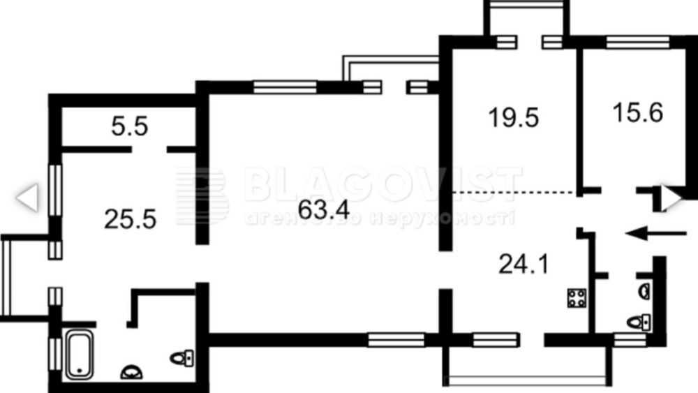 Продажа 4-комнатной квартиры 173 м², Институтская ул., 22/7