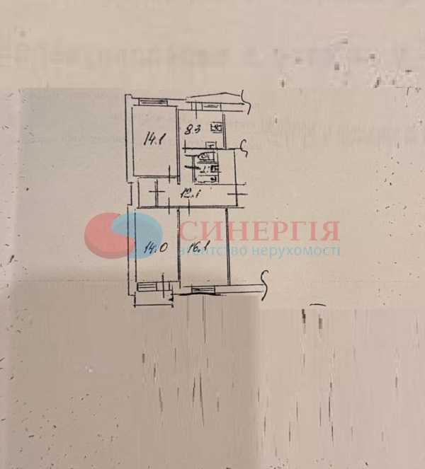 Продаж 3-кімнатної квартири 68 м², Саксаганського вул., 54/56
