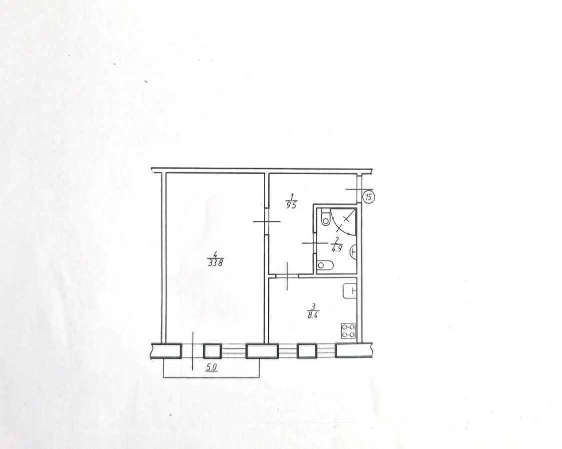 Продажа 1-комнатной квартиры 47.3 м², Заречная ул., 6