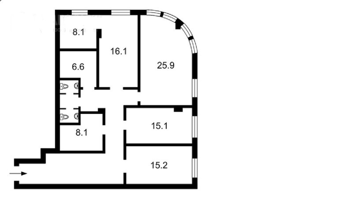 Аренда офиса 127 м², Глубочицкая ул.