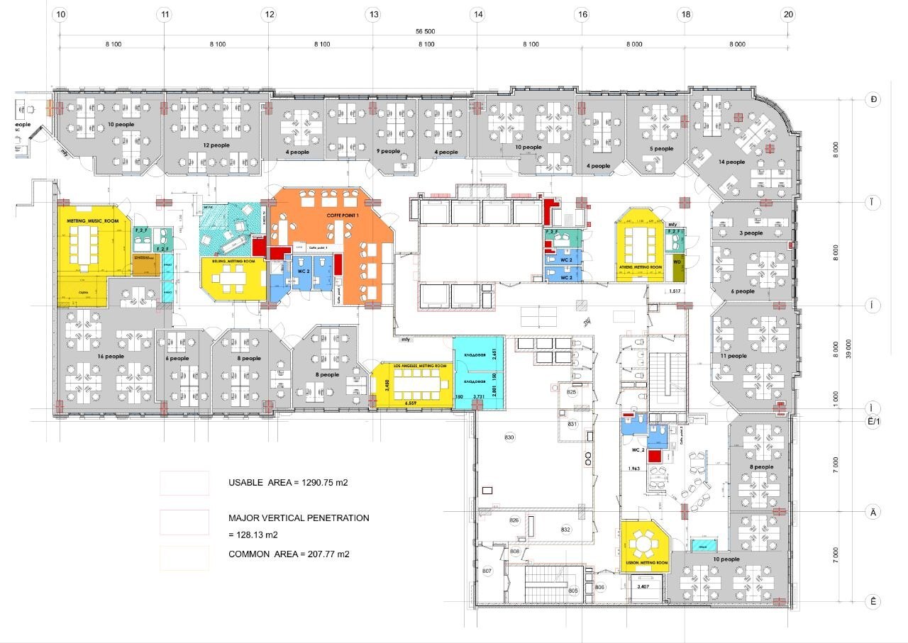 Аренда офиса 1484 м², Ярославская ул.