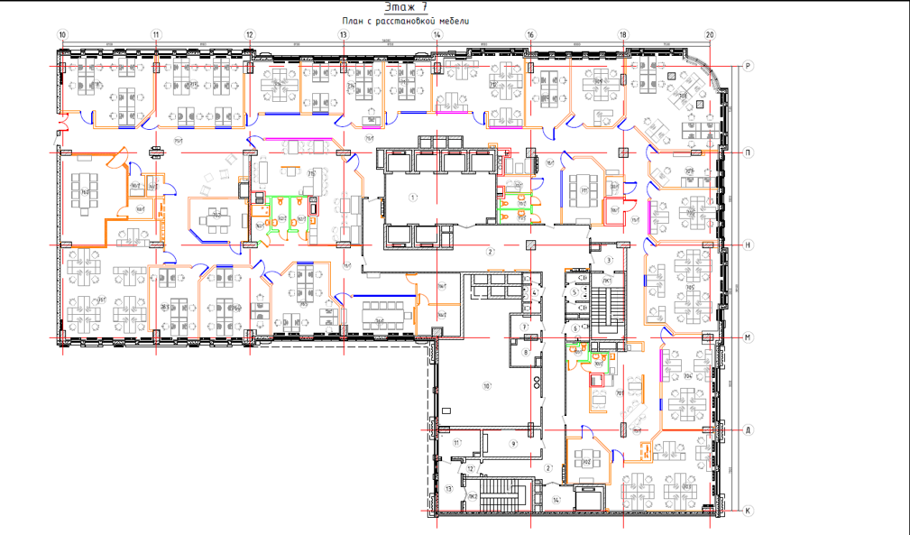 Аренда офиса 1484 м², Ярославская ул.
