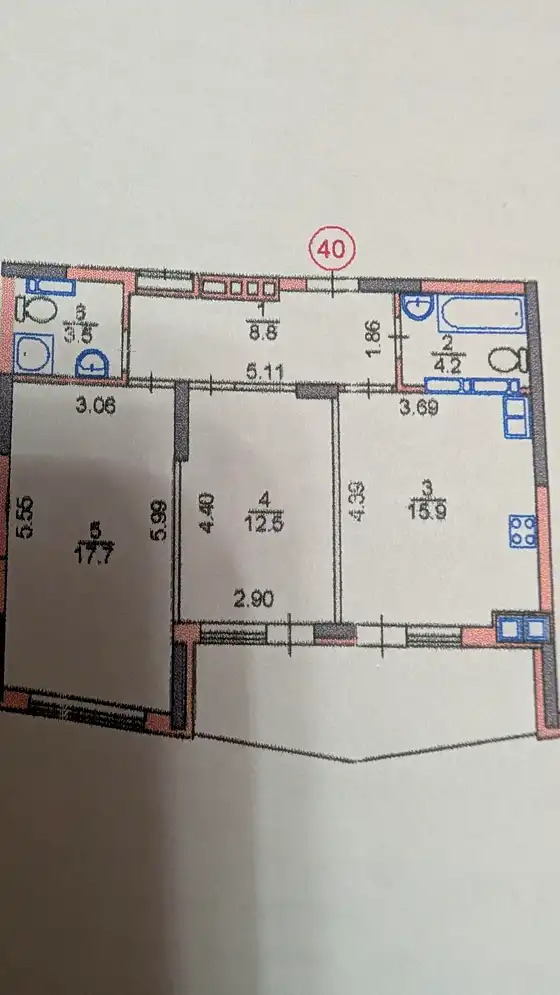 Продажа 2-комнатной квартиры 68 м², Редьчинская ул.