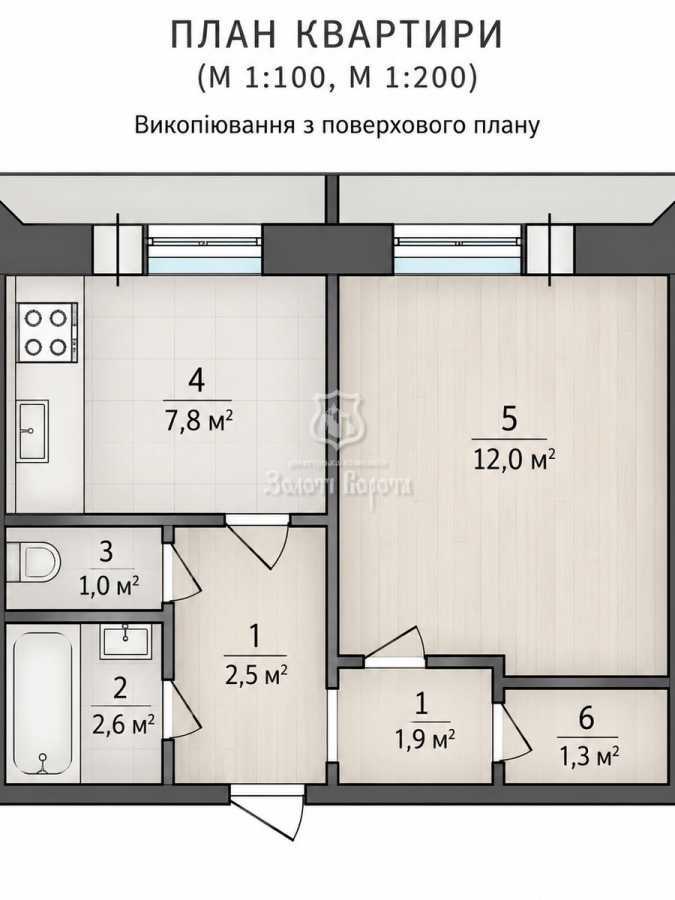 Продажа 1-комнатной квартиры 30.9 м², Владимира Маяковского просп., 28Б