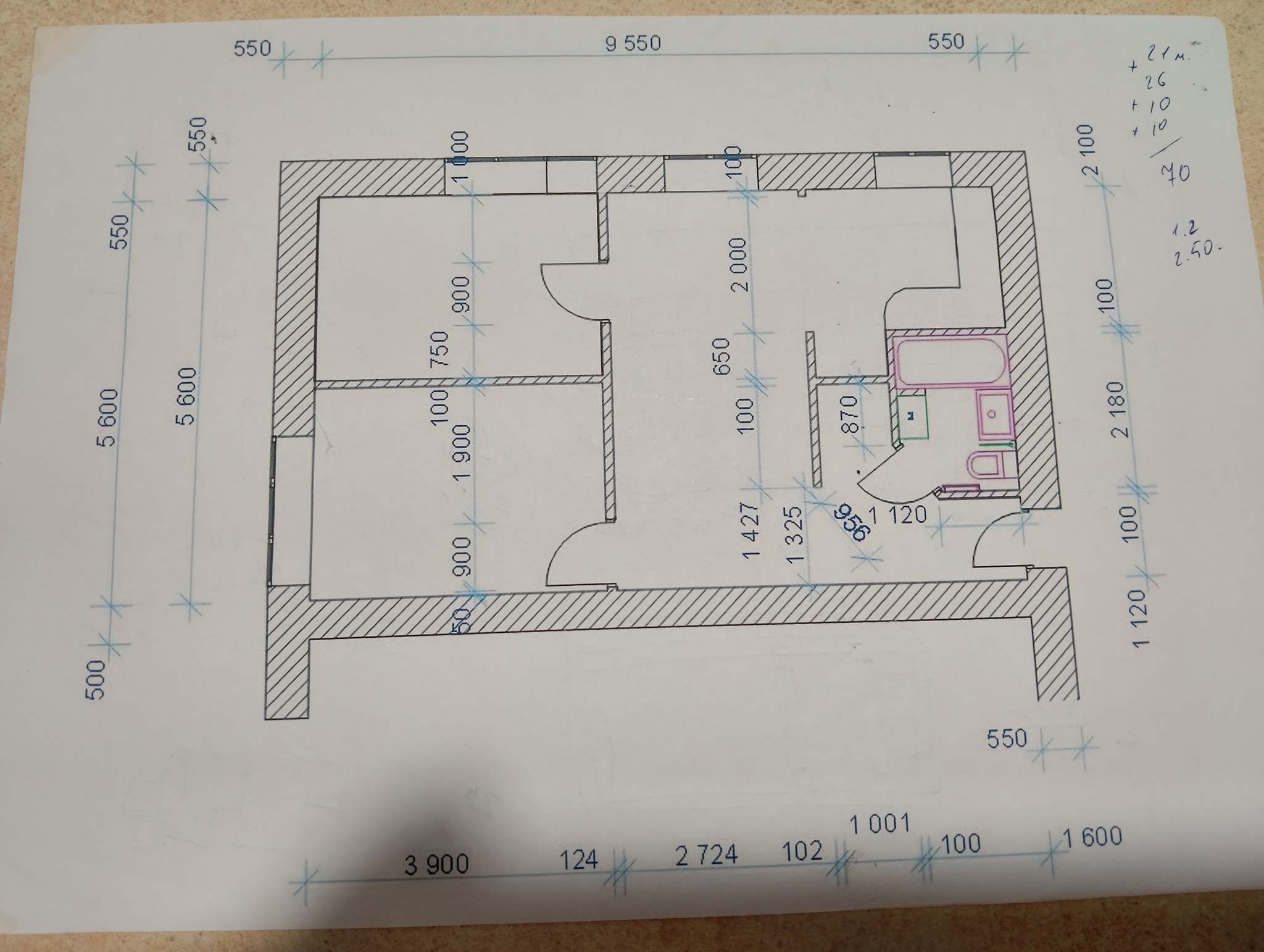 Аренда 3-комнатной квартиры 60 м², Ленина ул.