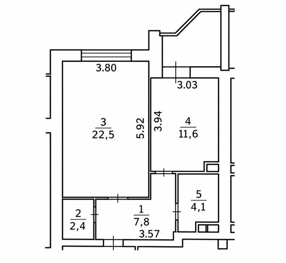 Продажа 1-комнатной квартиры 51.1 м², Бориспольская ул., 26В