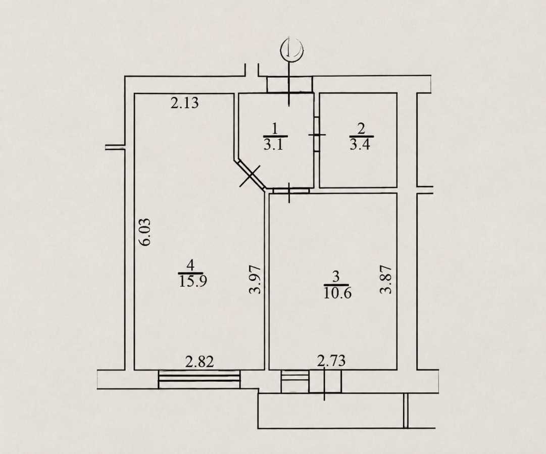 Продажа 1-комнатной квартиры 33.8 м², Билокур ул., 6А