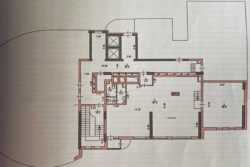 Аренда офиса 140 м², Соборности просп., 30