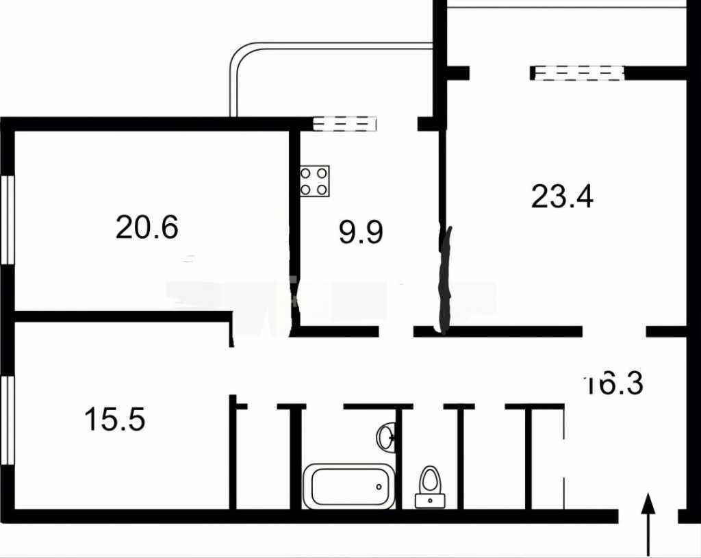 Продажа 3-комнатной квартиры 95.3 м², Старонаводницкая ул., 8А
