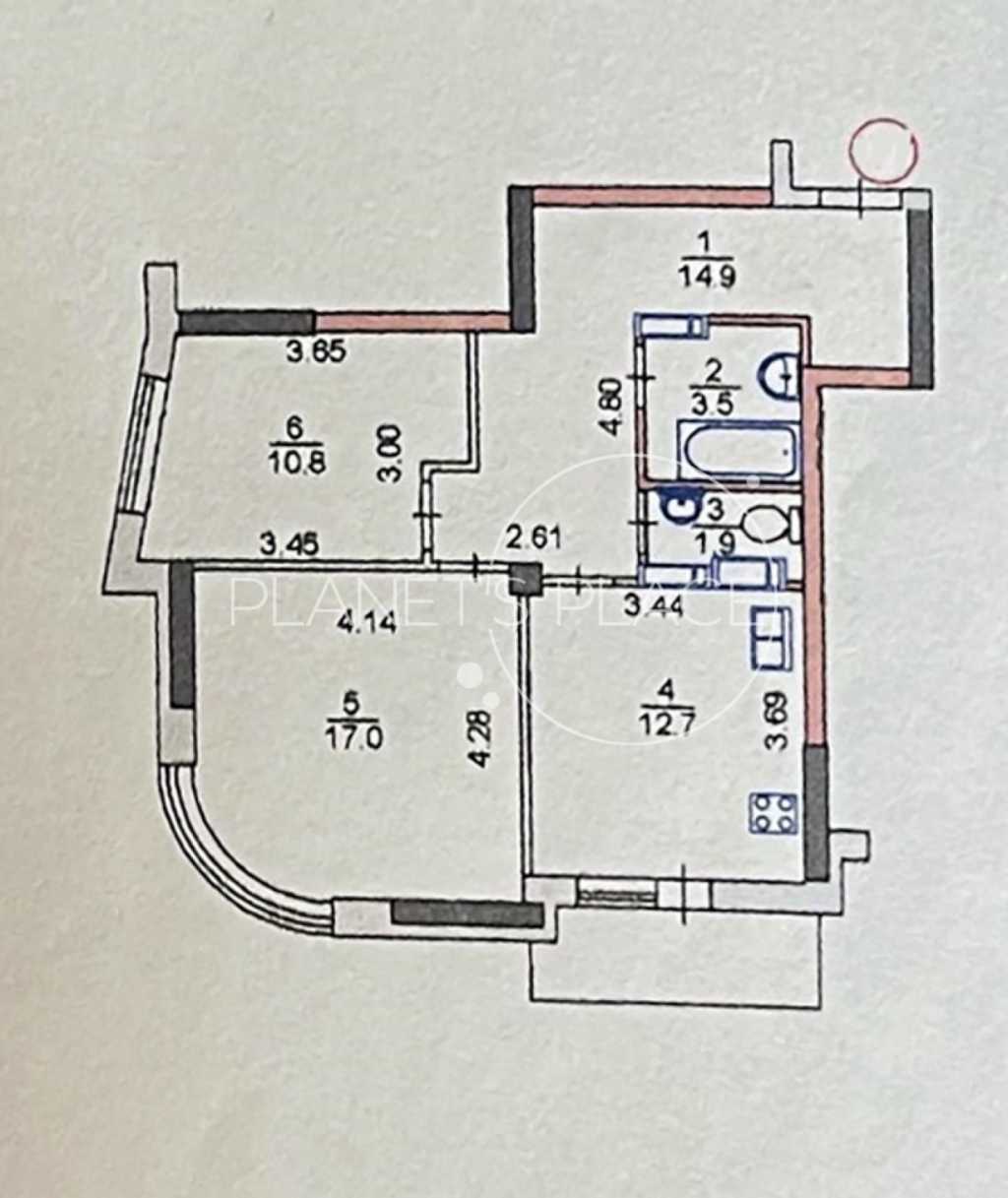 Продажа 2-комнатной квартиры 65 м², Кадетский Гай ул., 8