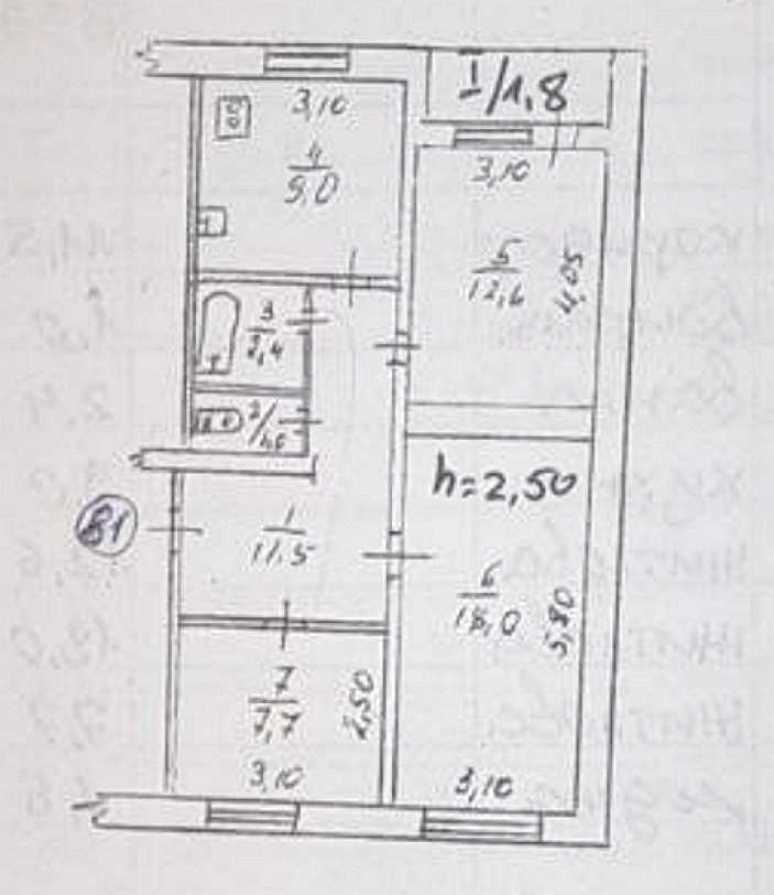 Продажа 3-комнатной квартиры 62 м², Бехтерева ул., 2