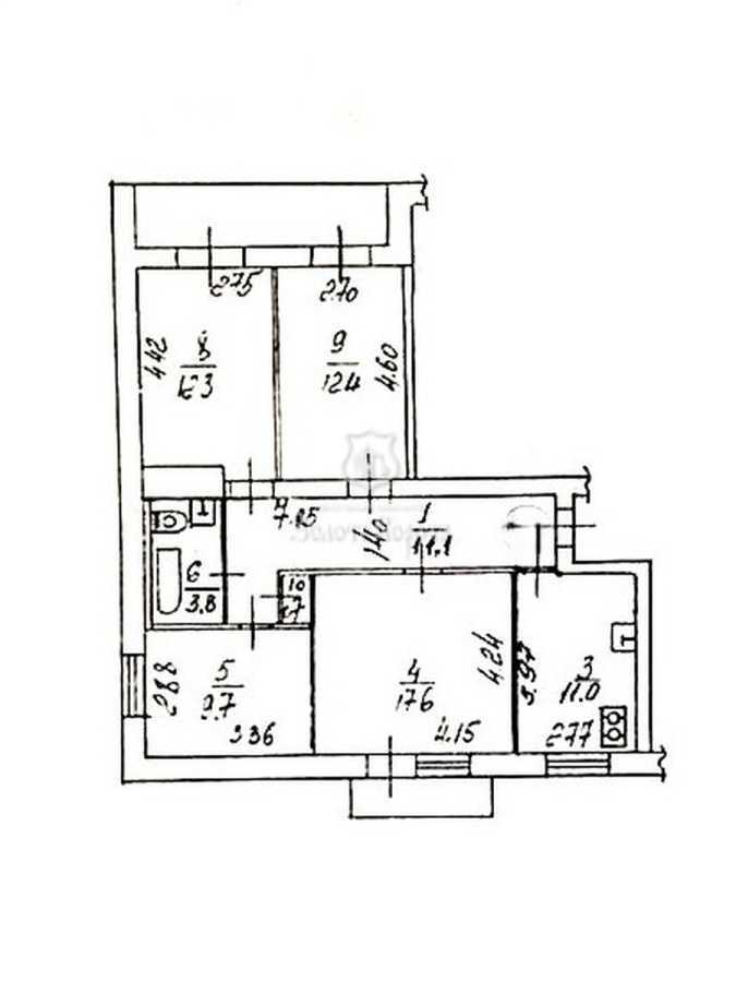 Продажа 4-комнатной квартиры 81.9 м², Салютная ул., 4А