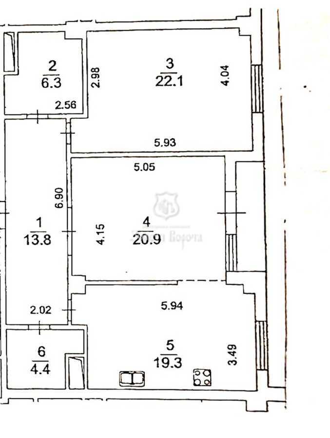 Продаж 2-кімнатної квартири 90.3 м², Звіринецька вул., 59є