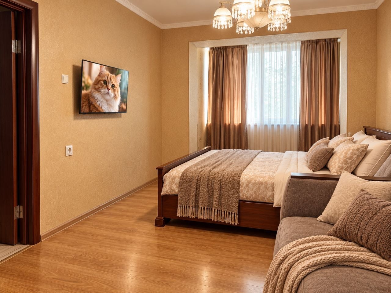 2-комнатная квартира посуточно 50 м², Мира просп., 6