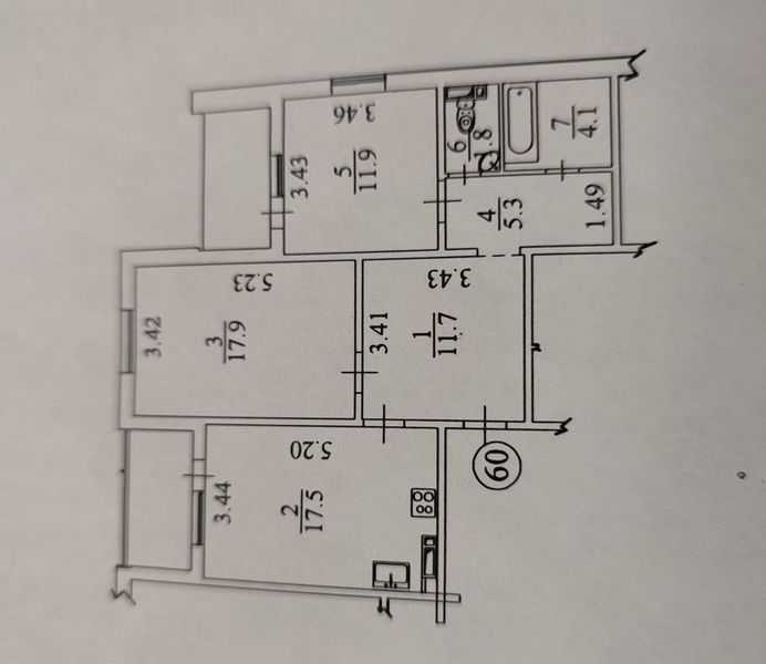 Аренда 2-комнатной квартиры 77 м², Ясиноватский пер., 11