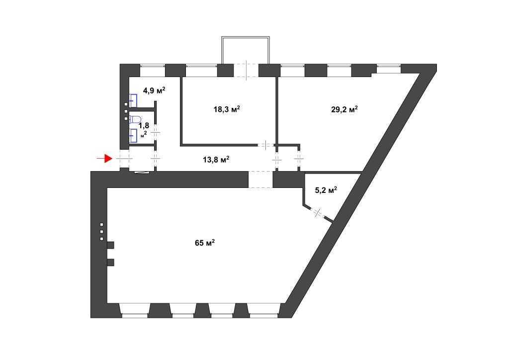 Аренда офиса 140 м², Тарасовская ул., 16/1