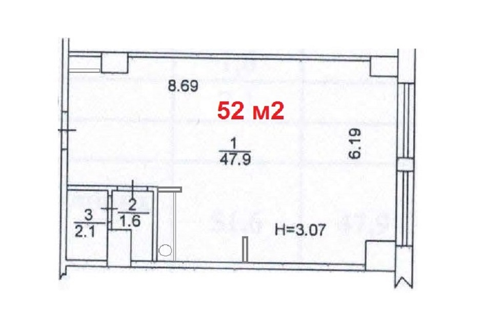 Аренда офиса 52 м², Глубочицкая ул.