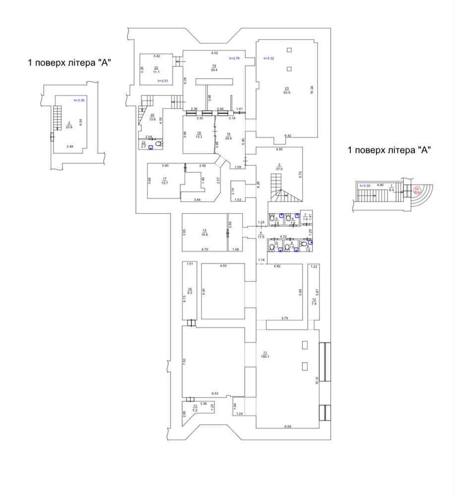 Аренда офиса 505 м², Богдана Хмельницкого ул.