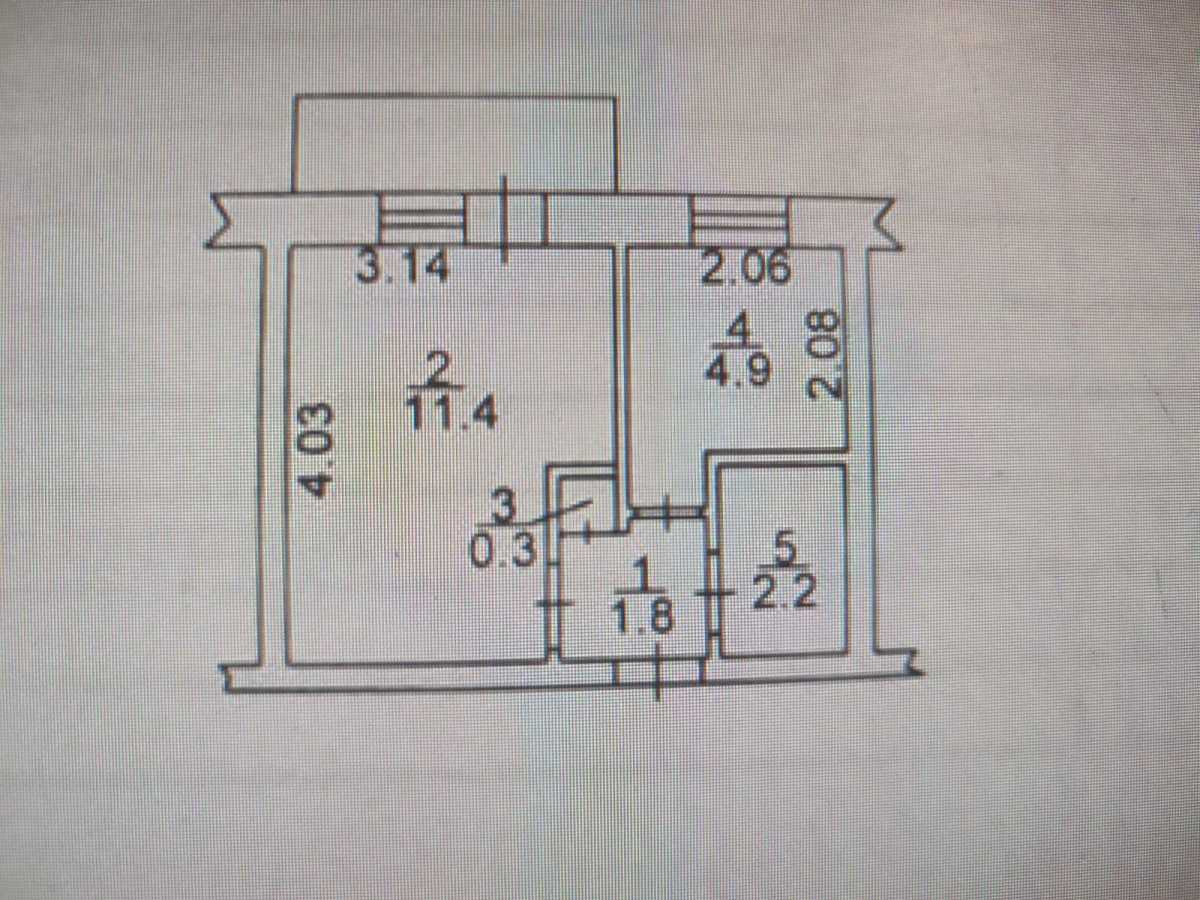 Продажа 1-комнатной квартиры 21.5 м², Ялтинская ул., 9А