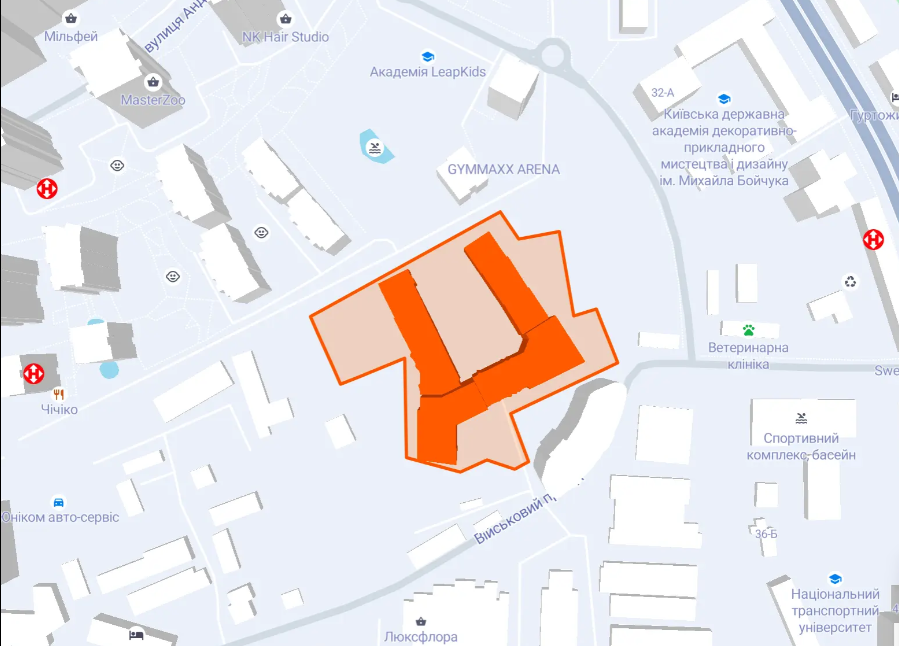 Продажа 2-комнатной квартиры 79 м², Военный про-д, 8