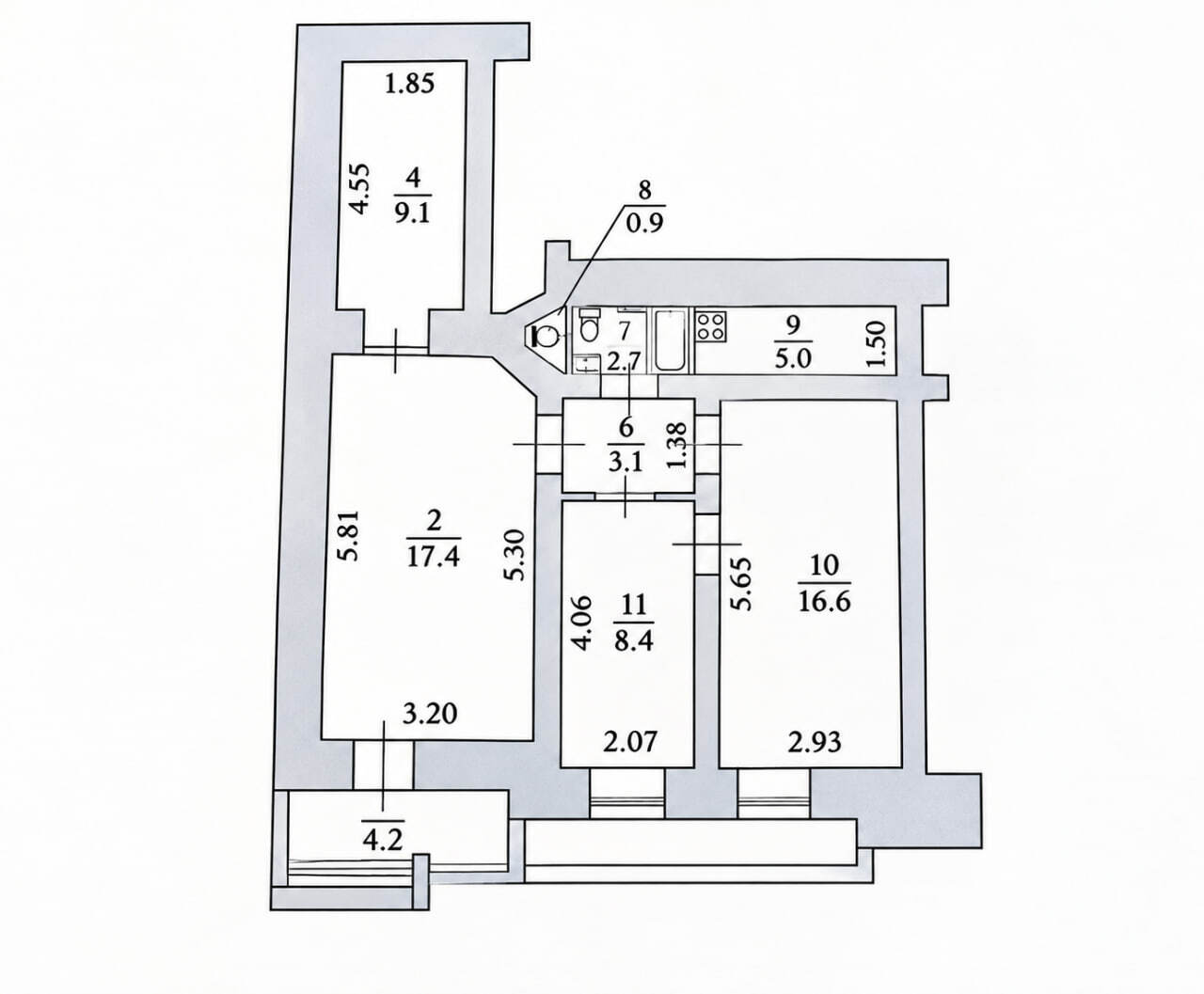 Продажа офиса 67.4 м², Маразлиевская ул., 3