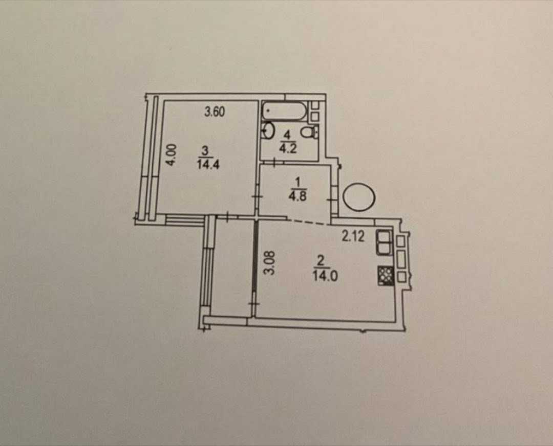 Продажа 1-комнатной квартиры 42 м², Ивана Выговского ул., 44