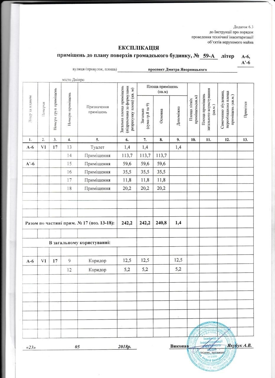 Аренда офиса 242 м², Дмитрия Яворницкого просп.