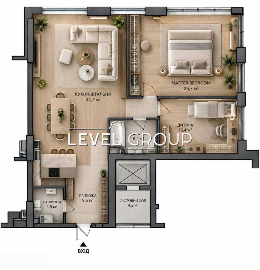 Продаж 3-кімнатної квартири 133 м², Андрія Кизила вул., Верхогляда, 22