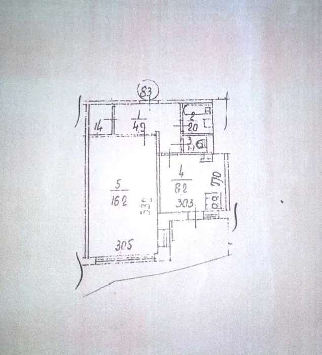 Продажа 1-комнатной квартиры 35 м², Павла Тычины просп., 20