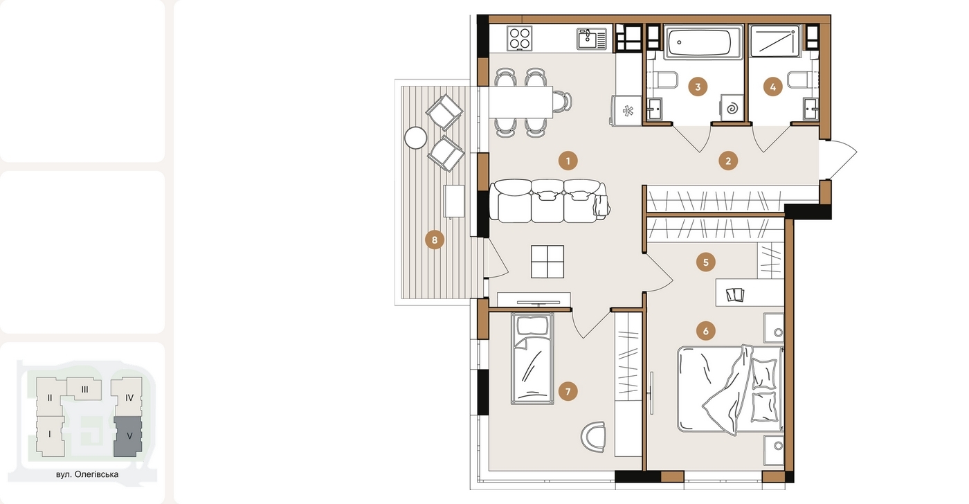 Продаж 2-кімнатної квартири 66 м², Олегівська вул., 36