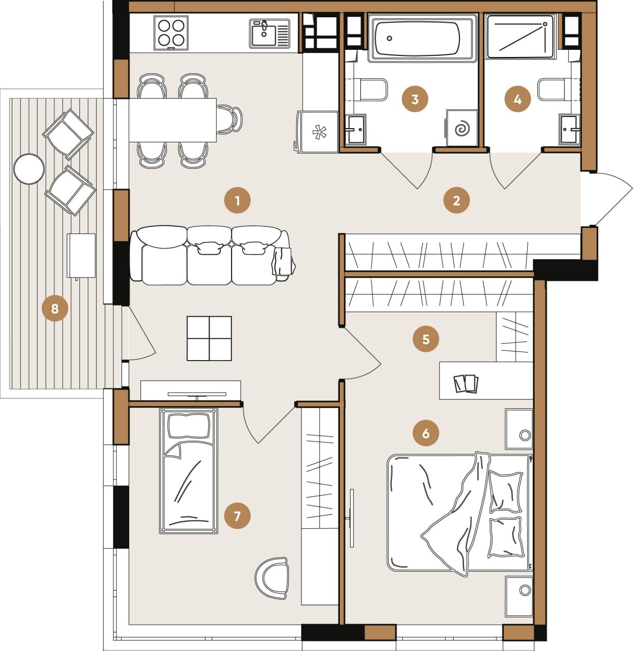 Продаж 2-кімнатної квартири 66 м², Олегівська вул., 36