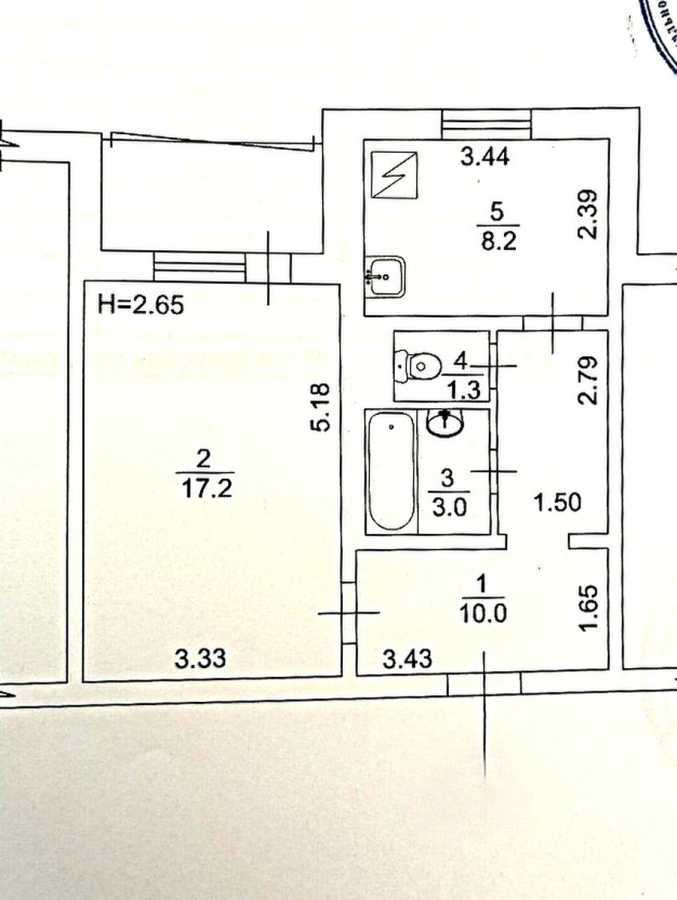 Продаж 1-кімнатної квартири 44.2 м², Оноре де Бальзака вул., 16